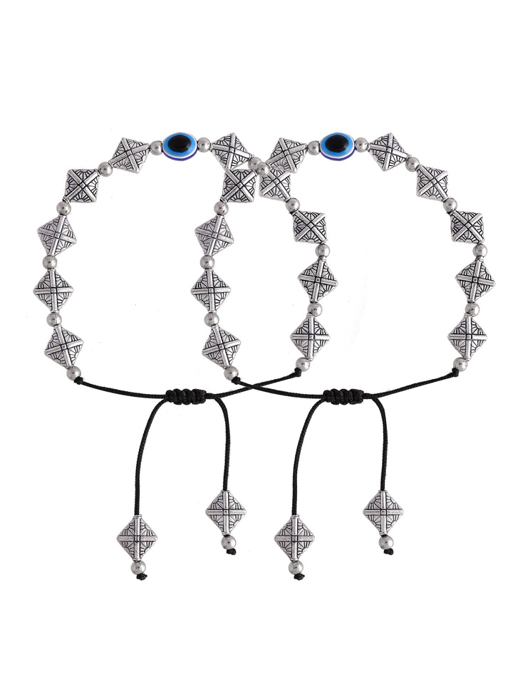 Evil Eye Anklet Set
