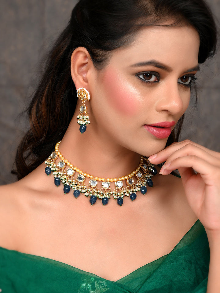 Royal Azure Elegance necklace set