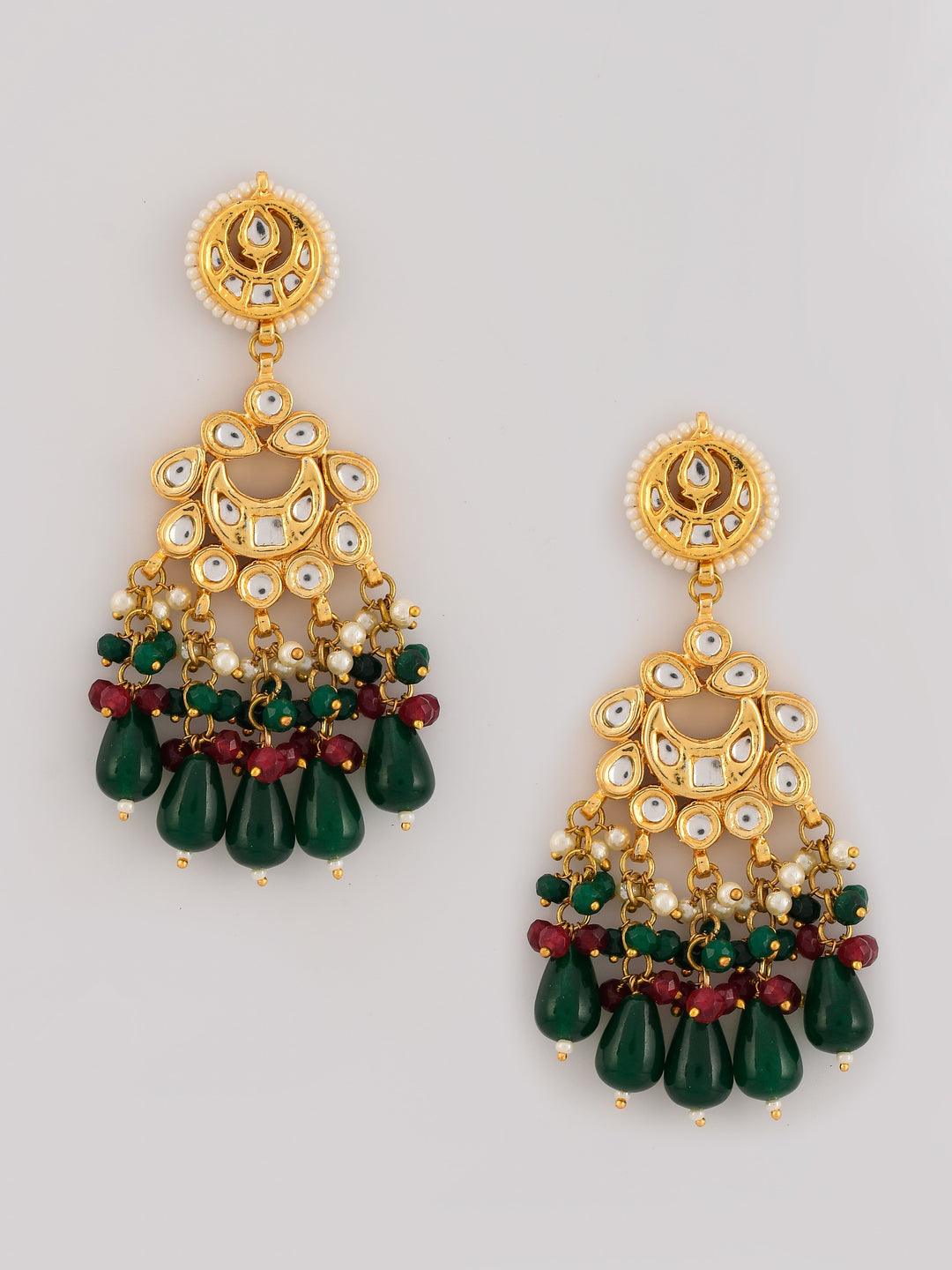 Dastoor Ruby Fern Elegance Choker Necklace Set