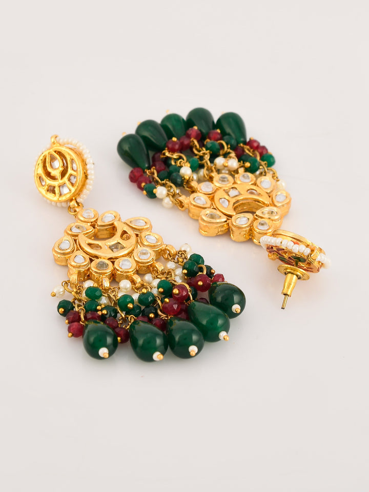 Dastoor Ruby Fern Elegance Choker Necklace Set