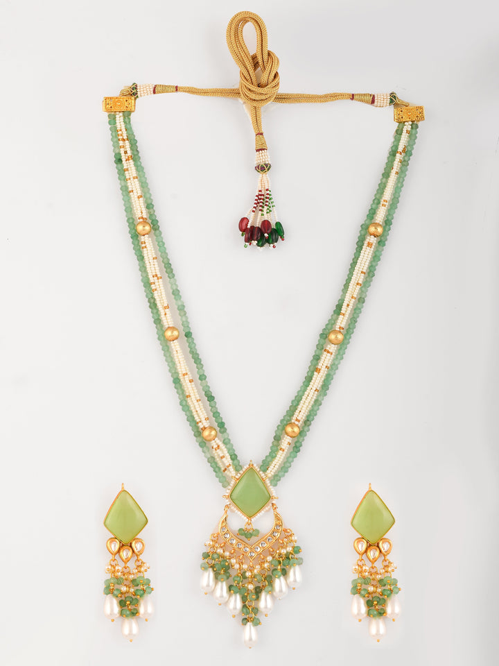 Dastoor Very Elegant Partywear Necklace Set