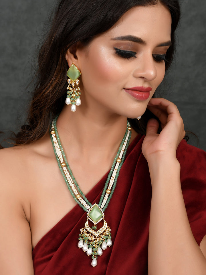 Dastoor Very Elegant Partywear Necklace Set
