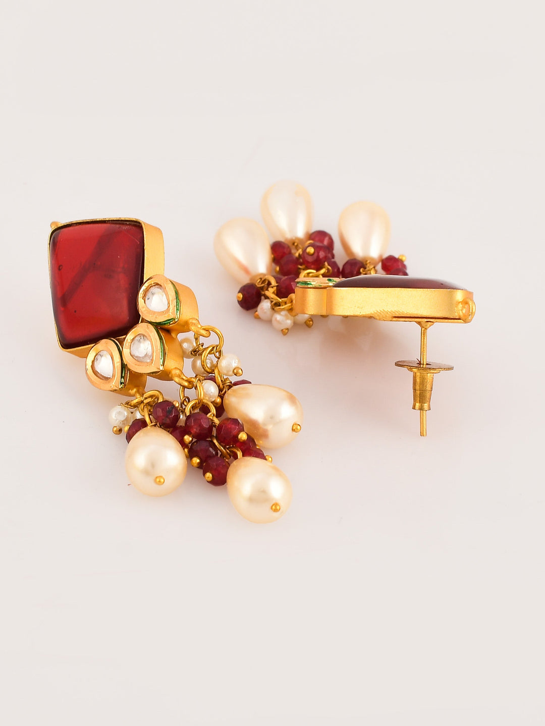 Dastoor Ruby Radiance Strand Necklace Set