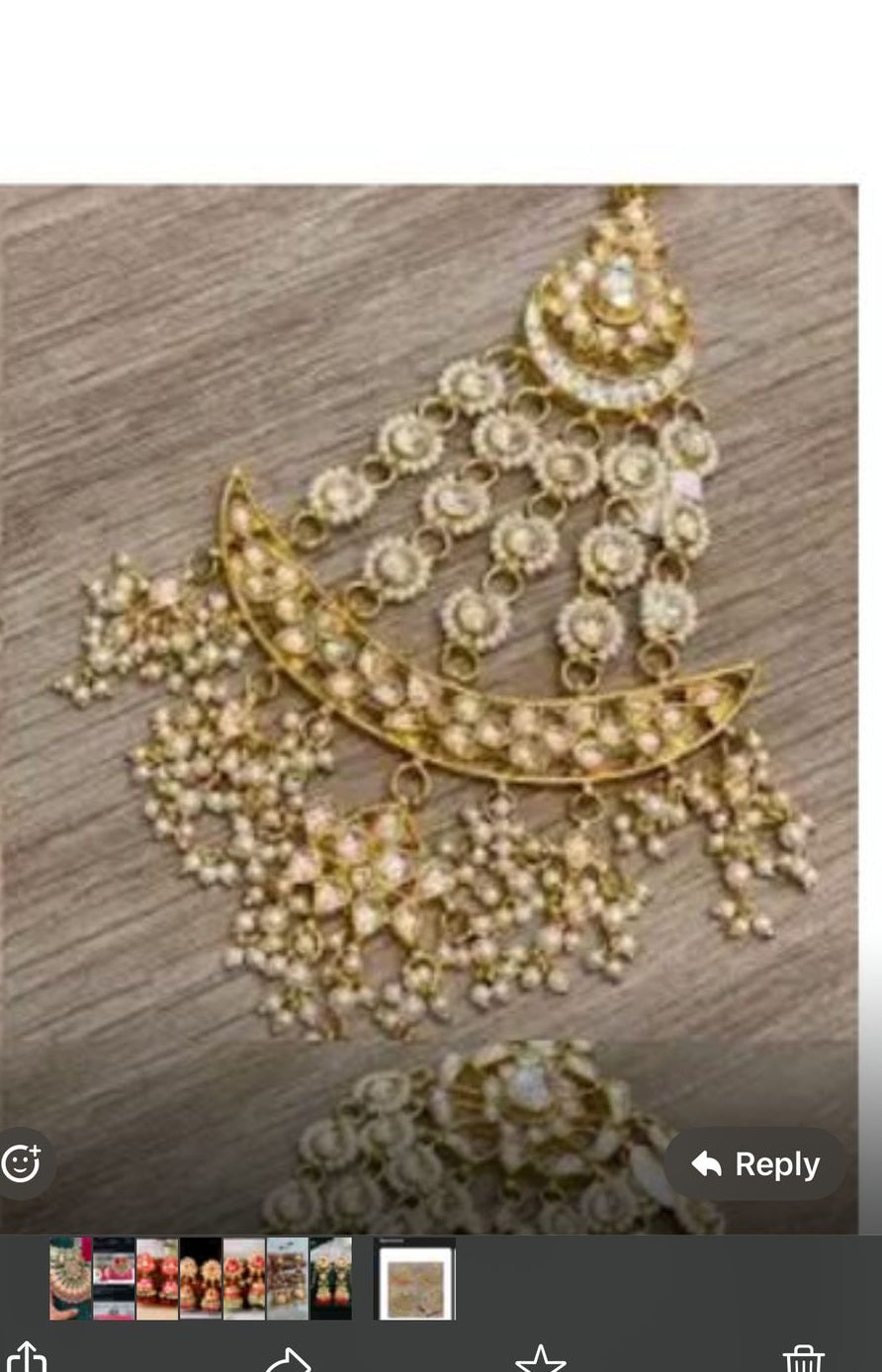 BRIDAL NECKLACE  WITH PASSA