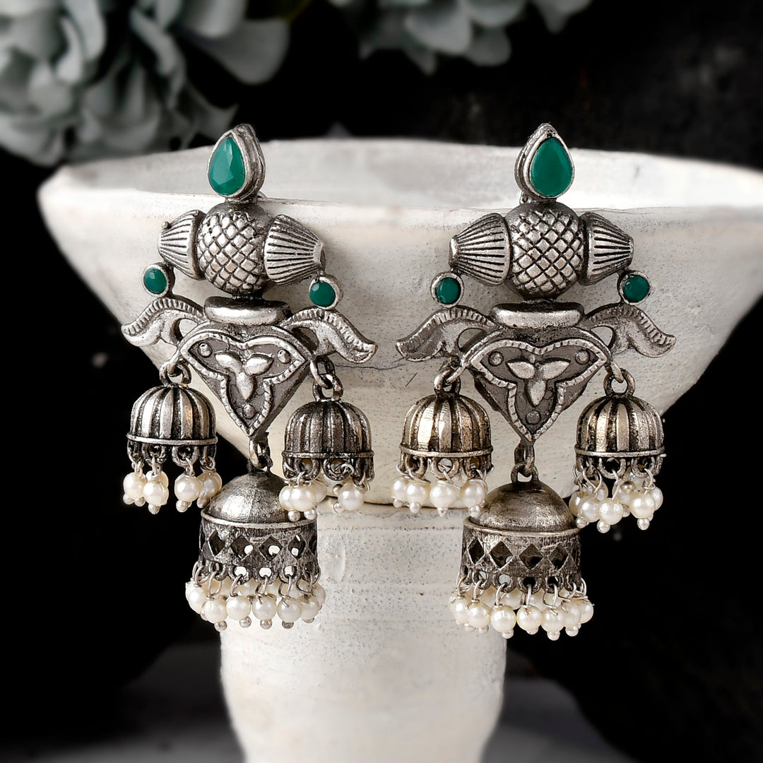 Dastoor Oxodise Multi Jhumki Style Earring