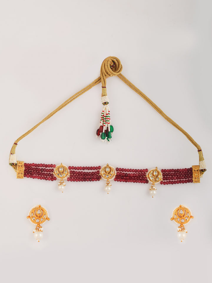 Royal Kundan Elegance Choker Necklace Set
