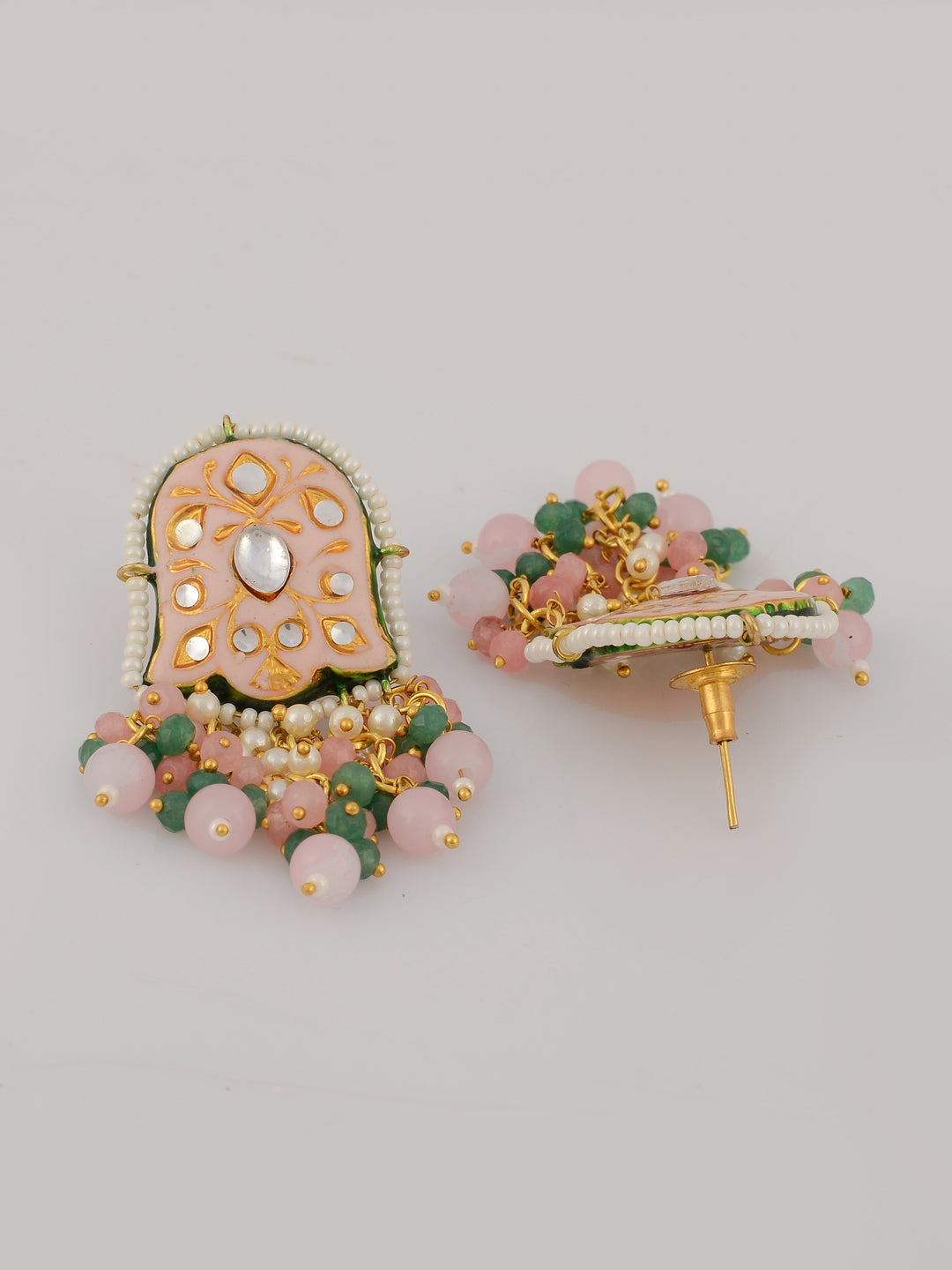 Dastoor Gold-Plated  Kundan Beaded Jewellery Set