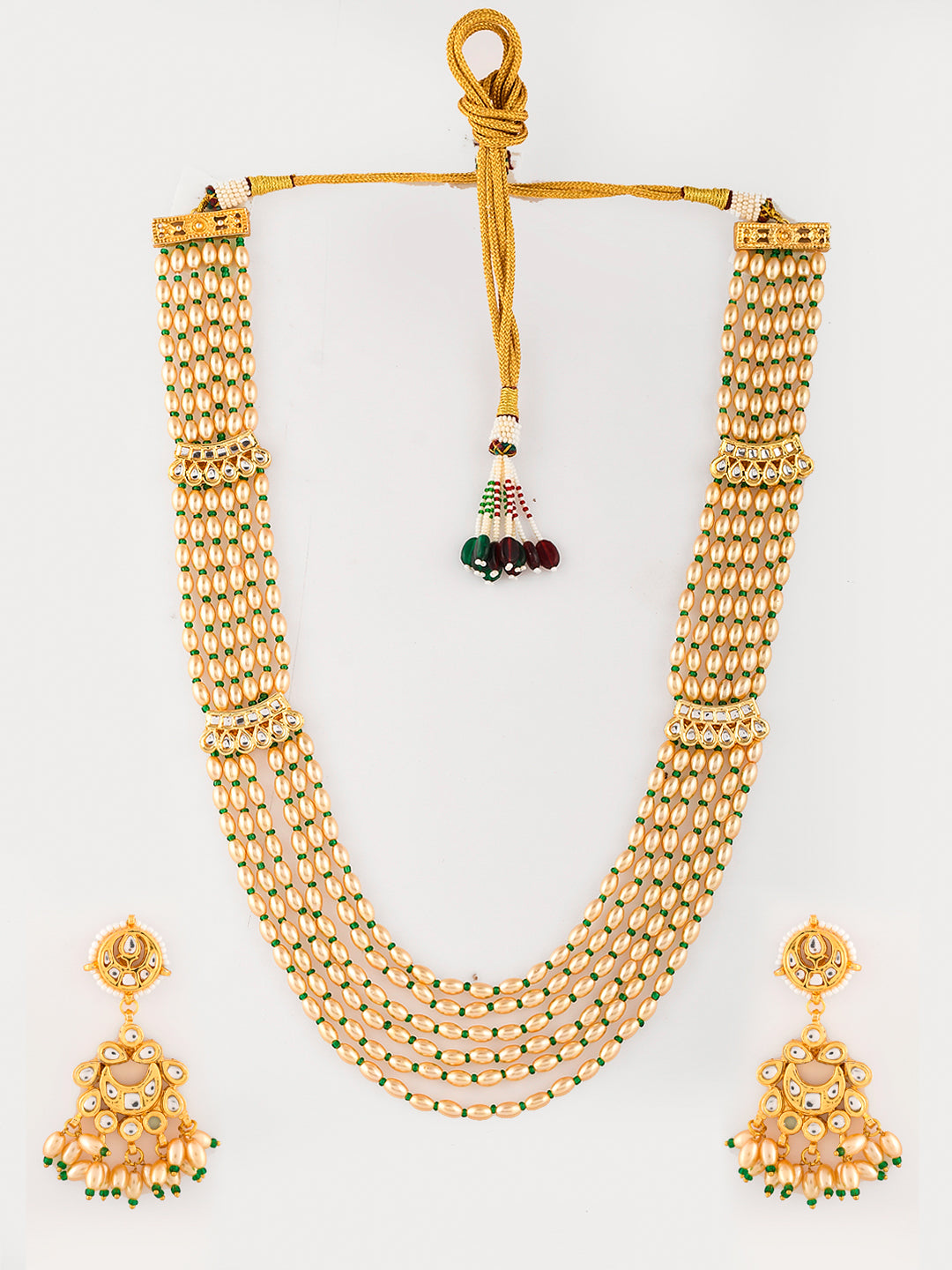 Golden Harmony Layers Necklace Set