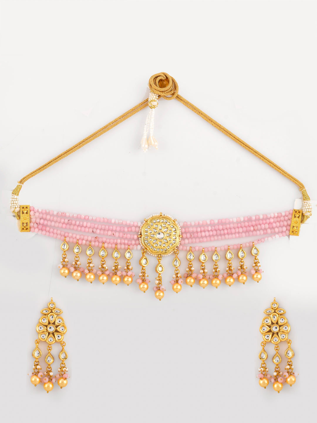 Pink Sunrise Serenade Necklace Set
