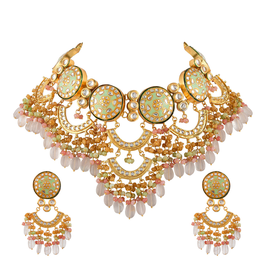 Dastoor Extravagant and Breathtaking Choker Necklace Set