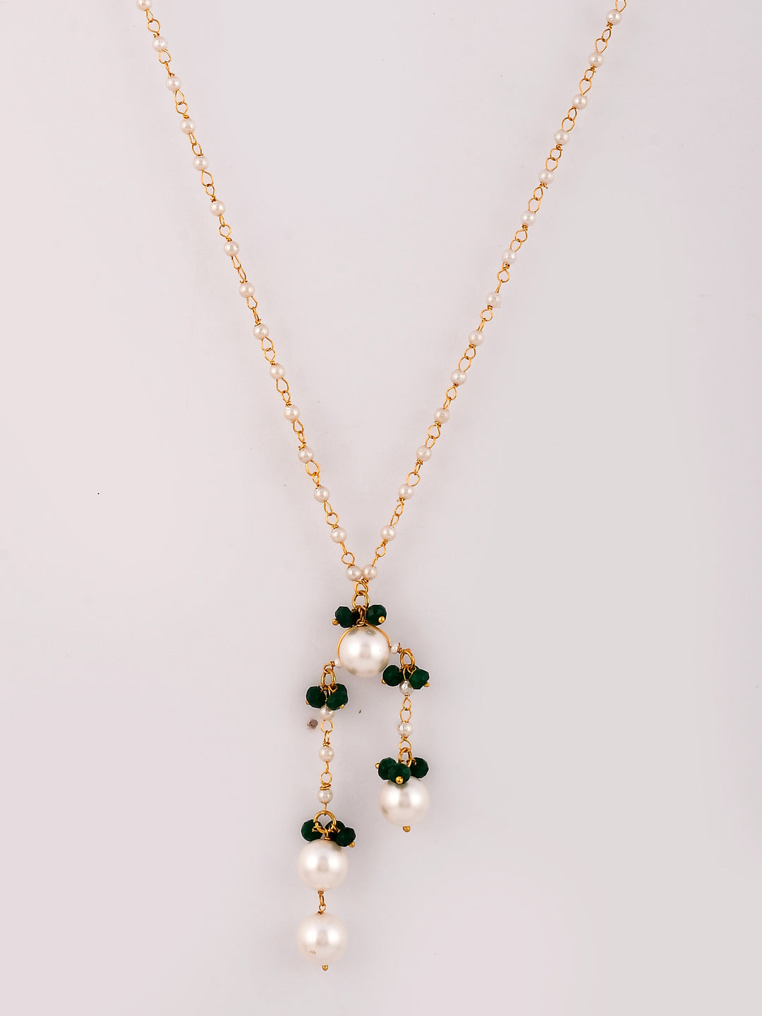 Dastoor Gold-Toned  White Brass Gold-Plated Necklace