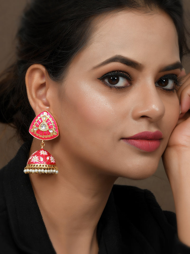 Dastoor Meenakari Beautiful  Earring