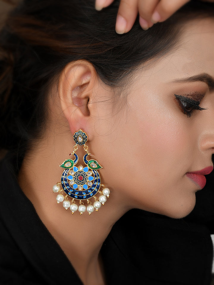 Dastoor Meenakari Beautiful  Earring