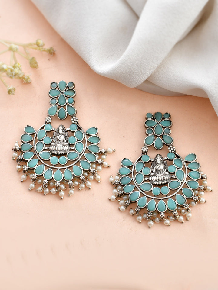 Pastel Mint Gems Earring