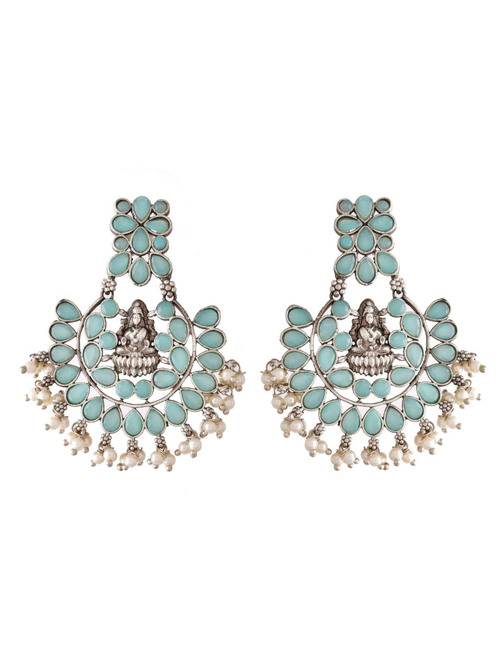 Pastel Mint Gems Earring