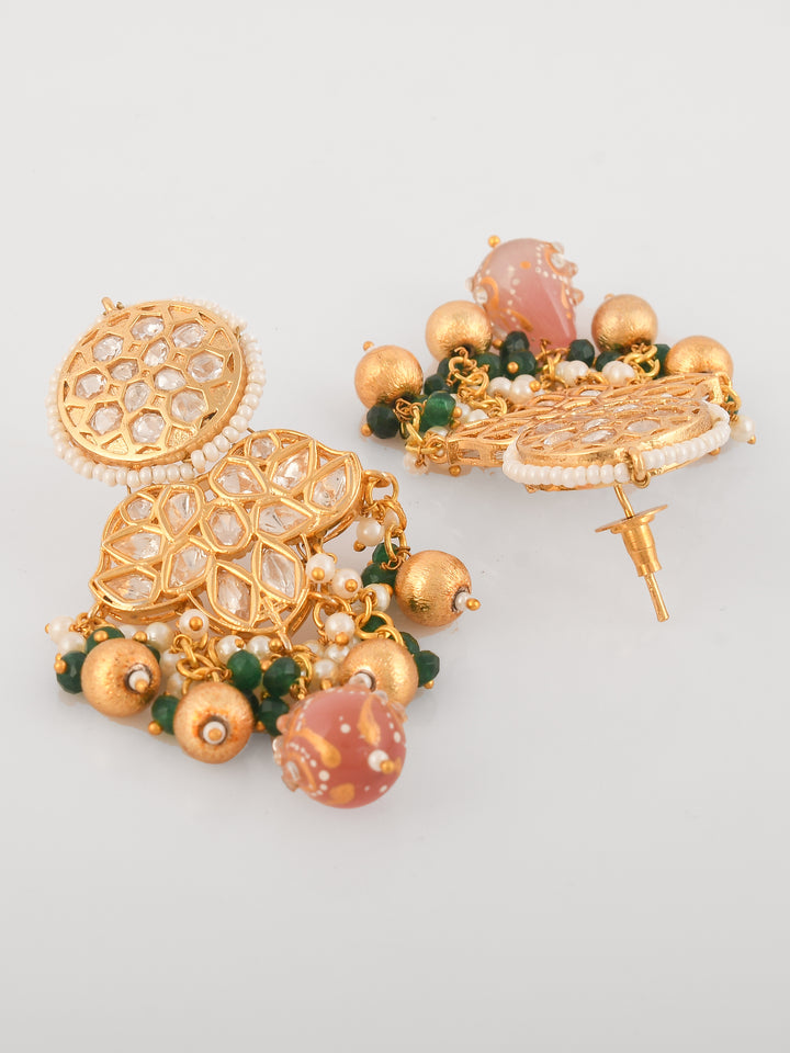 Polki Kundan Designer Necklace Set