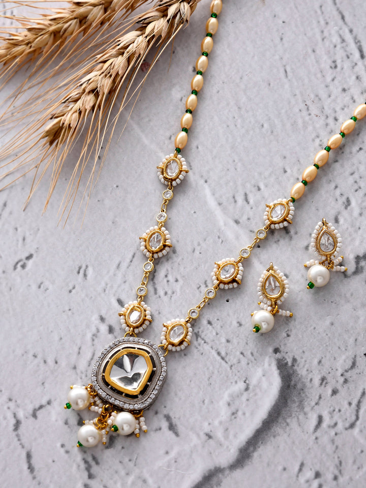 Polki Kundan Designer Necklace