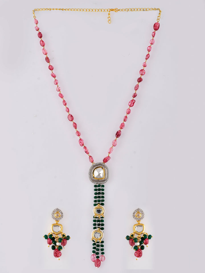 Polki Kundan Designer Necklace