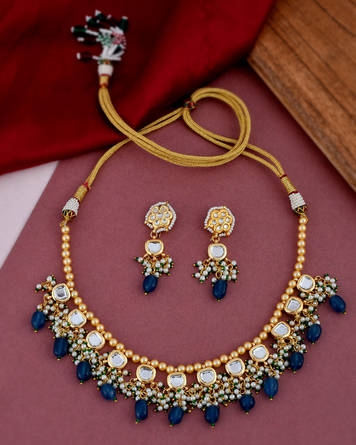 Royal Azure Elegance necklace set