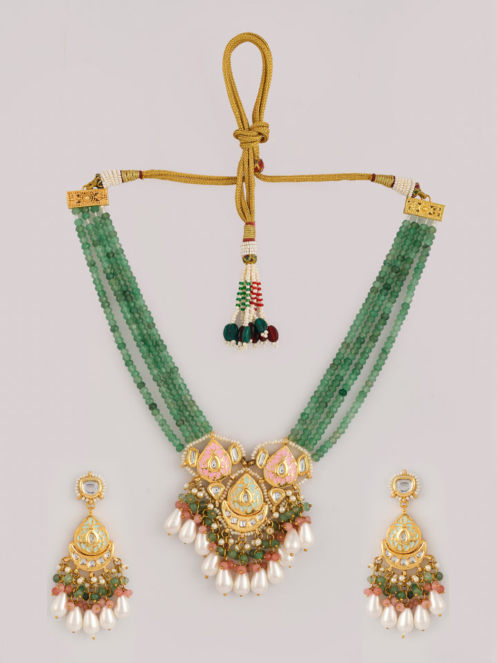 Victorian Velvet Choker Necklace Set